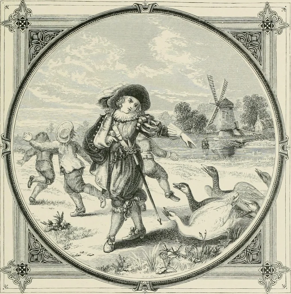 An illustration from Moral emblems : with aphorisms, adages, and proverbs, of all ages and nations, from Jacob Cats and Robert Farlie : with illustrations freely rendered, from designs found in their works, 1860, leaf 186