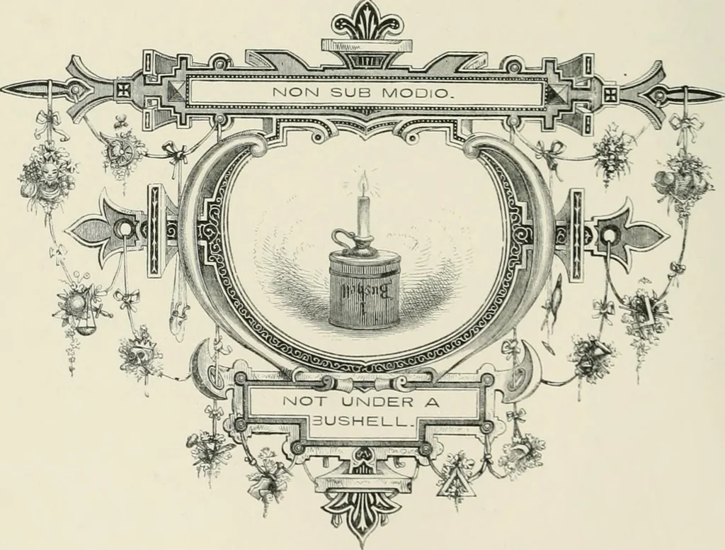 An illustration from Moral emblems : with aphorisms, adages, and proverbs, of all ages and nations, from Jacob Cats and Robert Farlie : with illustrations freely rendered, from designs found in their works, 1860, leaf 197