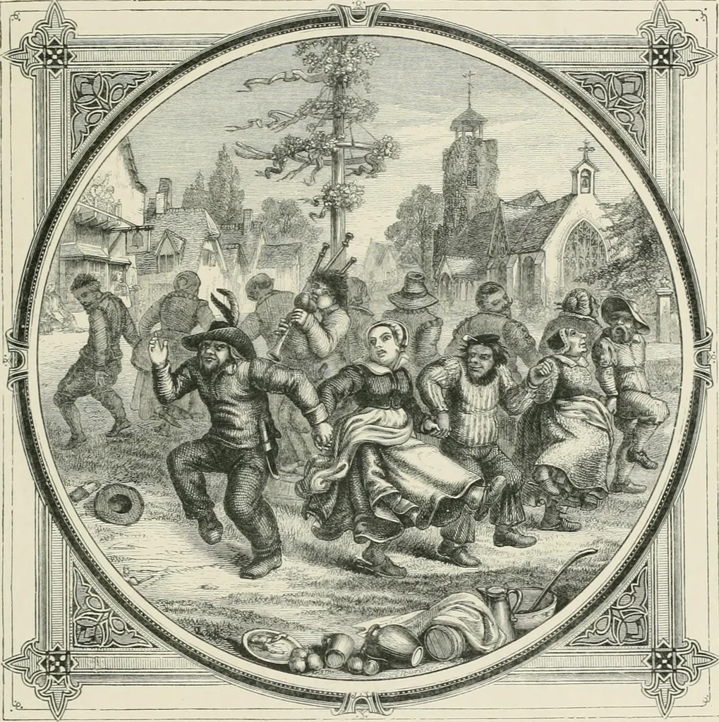 An illustration from Moral emblems : with aphorisms, adages, and proverbs, of all ages and nations, from Jacob Cats and Robert Farlie : with illustrations freely rendered, from designs found in their works, 1860, leaf 226