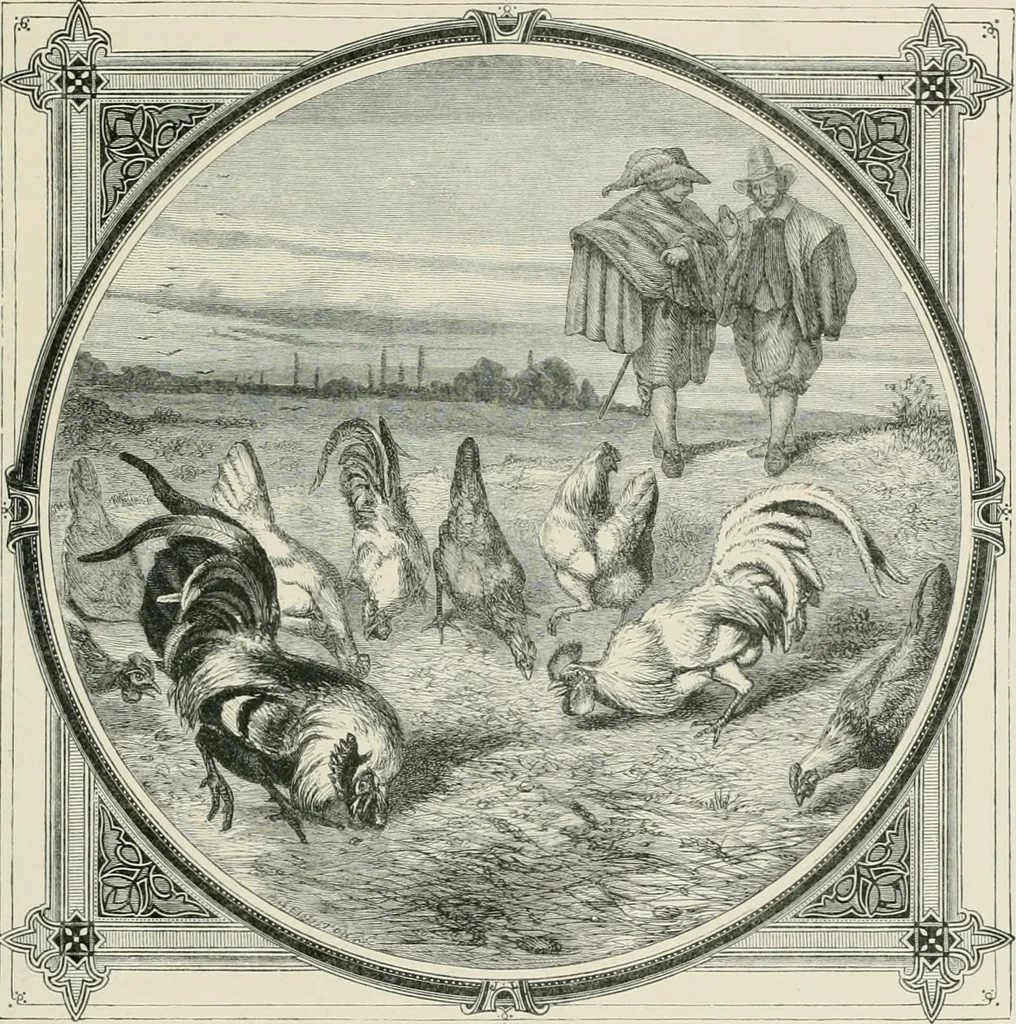 An illustration from Moral emblems : with aphorisms, adages, and proverbs, of all ages and nations, from Jacob Cats and Robert Farlie : with illustrations freely rendered, from designs found in their works, 1860, leaf 250