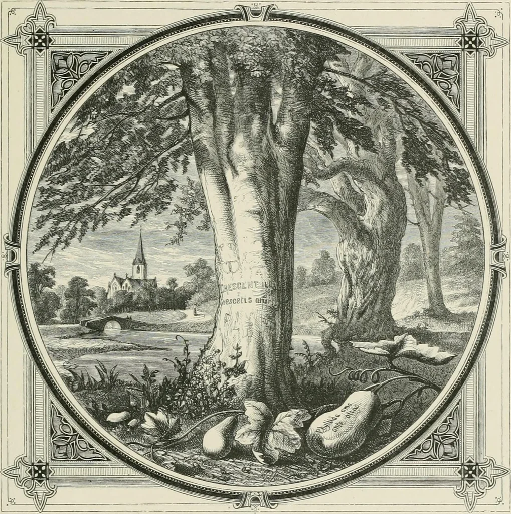 An illustration from Moral emblems : with aphorisms, adages, and proverbs, of all ages and nations, from Jacob Cats and Robert Farlie : with illustrations freely rendered, from designs found in their works, 1860, leaf 42