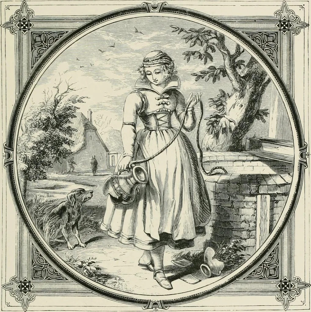An illustration from Moral emblems : with aphorisms, adages, and proverbs, of all ages and nations, from Jacob Cats and Robert Farlie : with illustrations freely rendered, from designs found in their works, 1860, leaf 62
