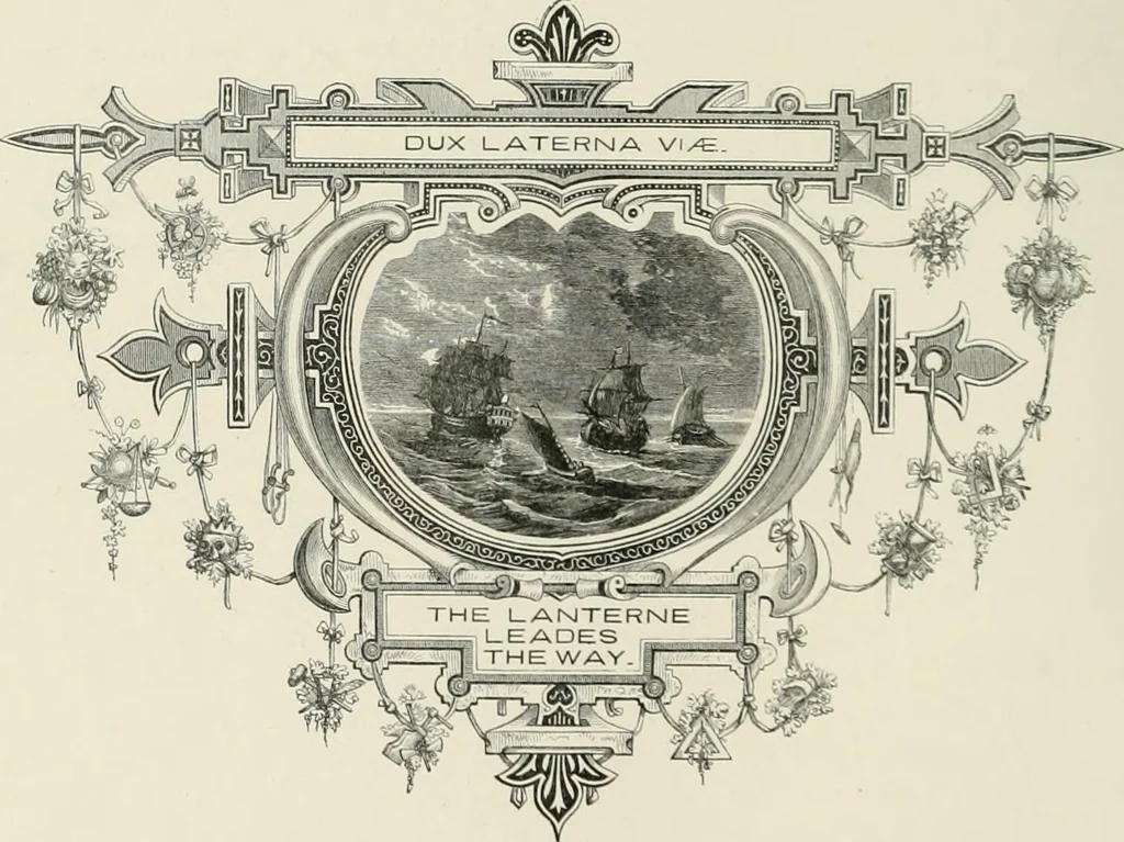 An illustration from Moral emblems : with aphorisms, adages, and proverbs, of all ages and nations, from Jacob Cats and Robert Farlie : with illustrations freely rendered, from designs found in their works, 1860, leaf 77