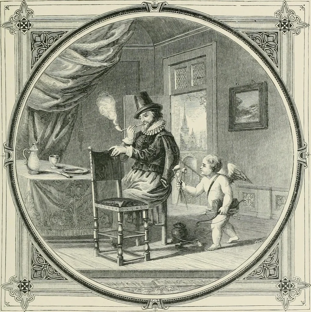 An illustration from Moral emblems : with aphorisms, adages, and proverbs, of all ages and nations, from Jacob Cats and Robert Farlie : with illustrations freely rendered, from designs found in their works, 1860, leaf 78