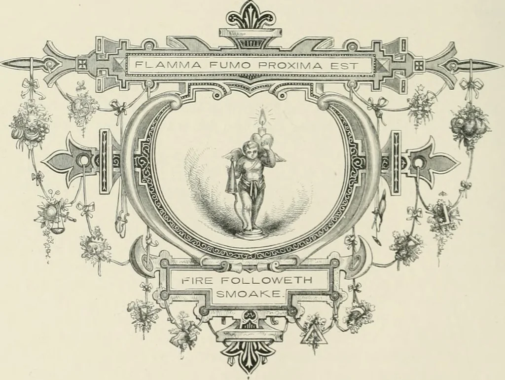 An illustration from Moral emblems : with aphorisms, adages, and proverbs, of all ages and nations, from Jacob Cats and Robert Farlie : with illustrations freely rendered, from designs found in their works, 1860, leaf 81
