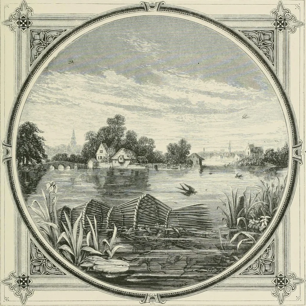 An illustration from Moral emblems : with aphorisms, adages, and proverbs, of all ages and nations, from Jacob Cats and Robert Farlie : with illustrations freely rendered, from designs found in their works, 1860, leaf 82