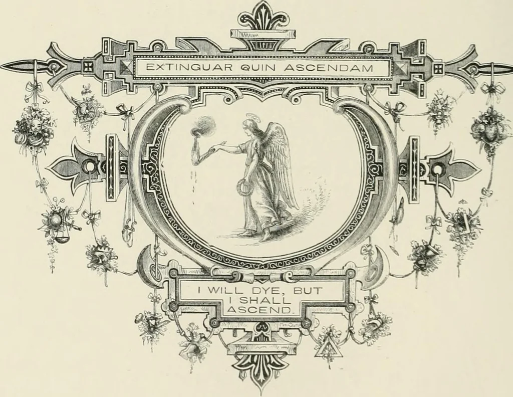 An illustration from Moral emblems : with aphorisms, adages, and proverbs, of all ages and nations, from Jacob Cats and Robert Farlie : with illustrations freely rendered, from designs found in their works, 1860, leaf 89