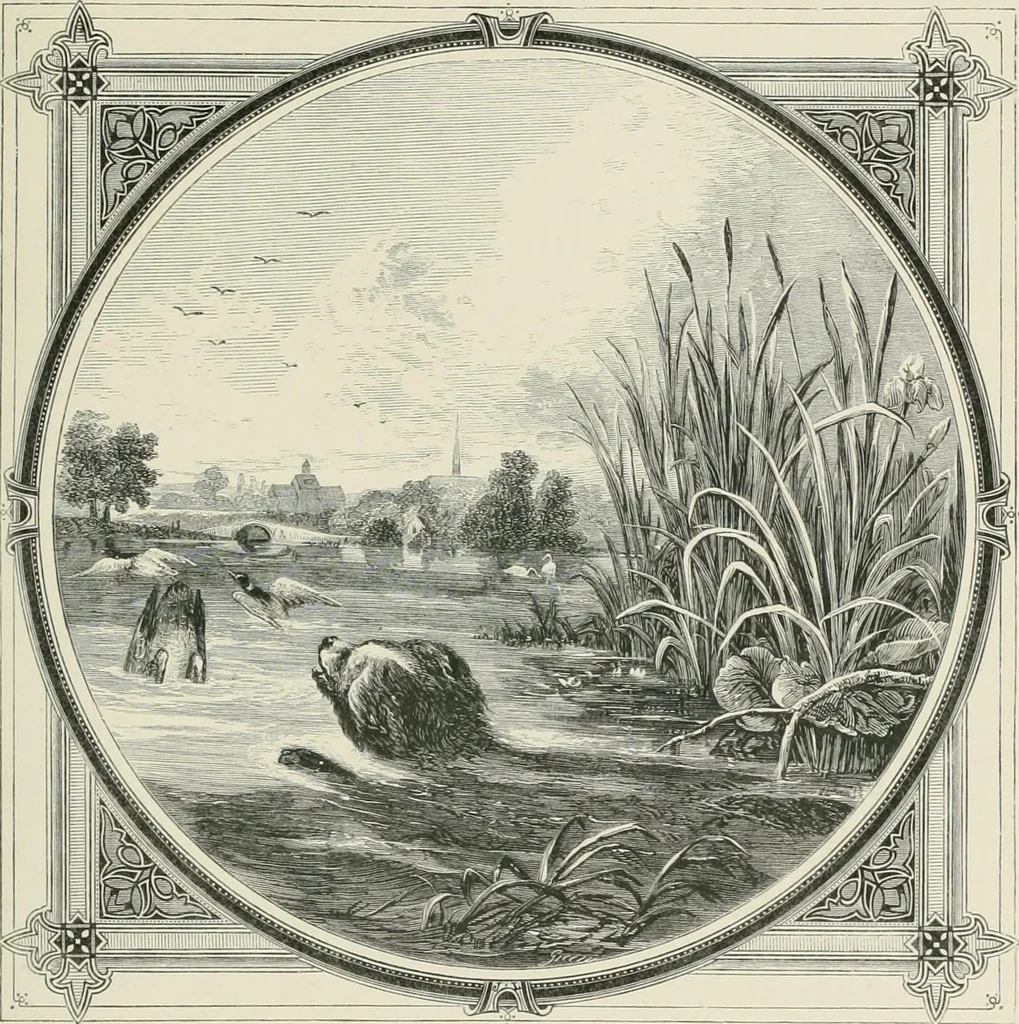 An illustration from Moral emblems : with aphorisms, adages, and proverbs, of all ages and nations, from Jacob Cats and Robert Farlie : with illustrations freely rendered, from designs found in their works, 1860, leaf 90