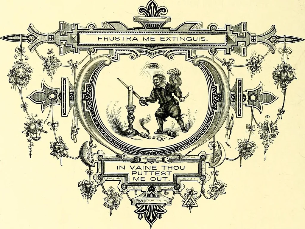 An illustration from Moral emblems, with aphorisms, adages, and proverbs, of all ages and nations, 1860, leaf 102