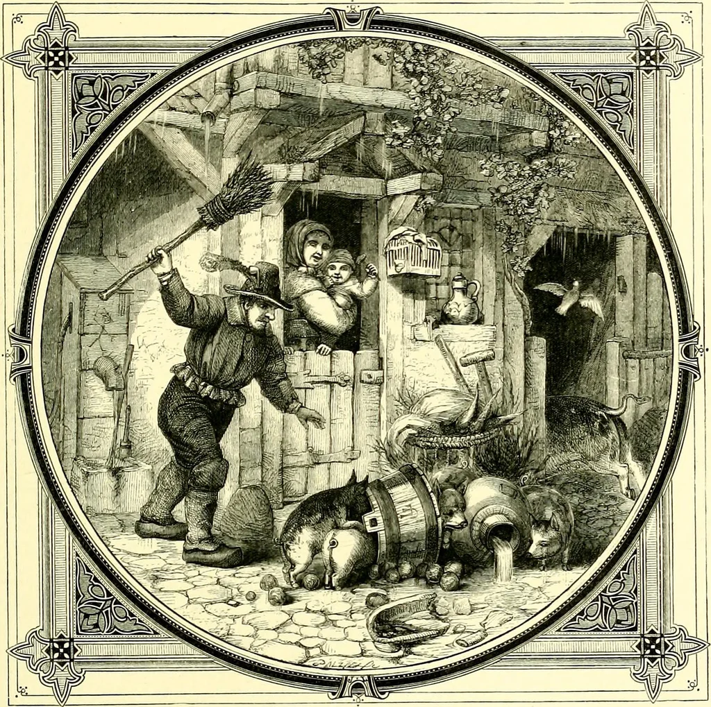 An illustration from Moral emblems, with aphorisms, adages, and proverbs, of all ages and nations, 1860, leaf 175