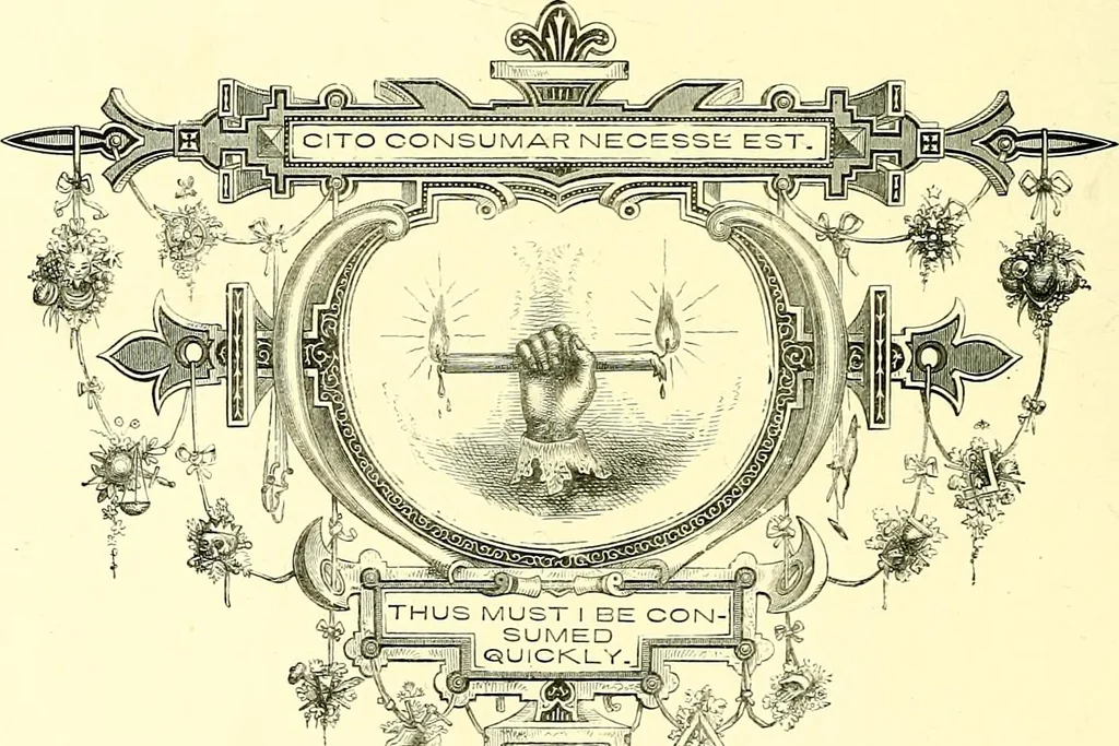 An illustration from Moral emblems, with aphorisms, adages, and proverbs, of all ages and nations, 1860, leaf 190