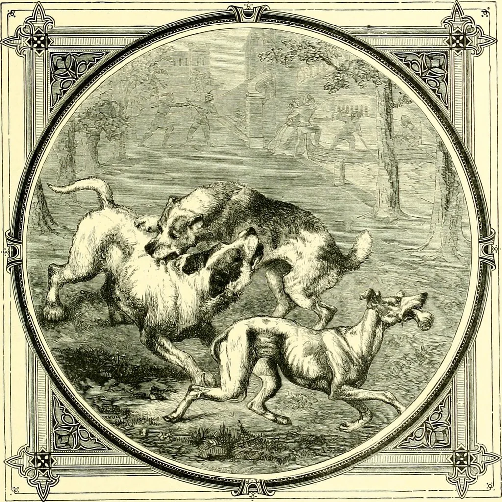An illustration from Moral emblems, with aphorisms, adages, and proverbs, of all ages and nations, 1860, leaf 195