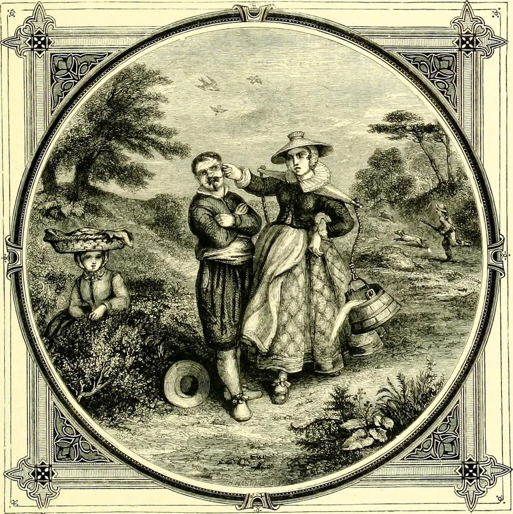 An illustration from Moral emblems, with aphorisms, adages, and proverbs, of all ages and nations, 1860, leaf 199
