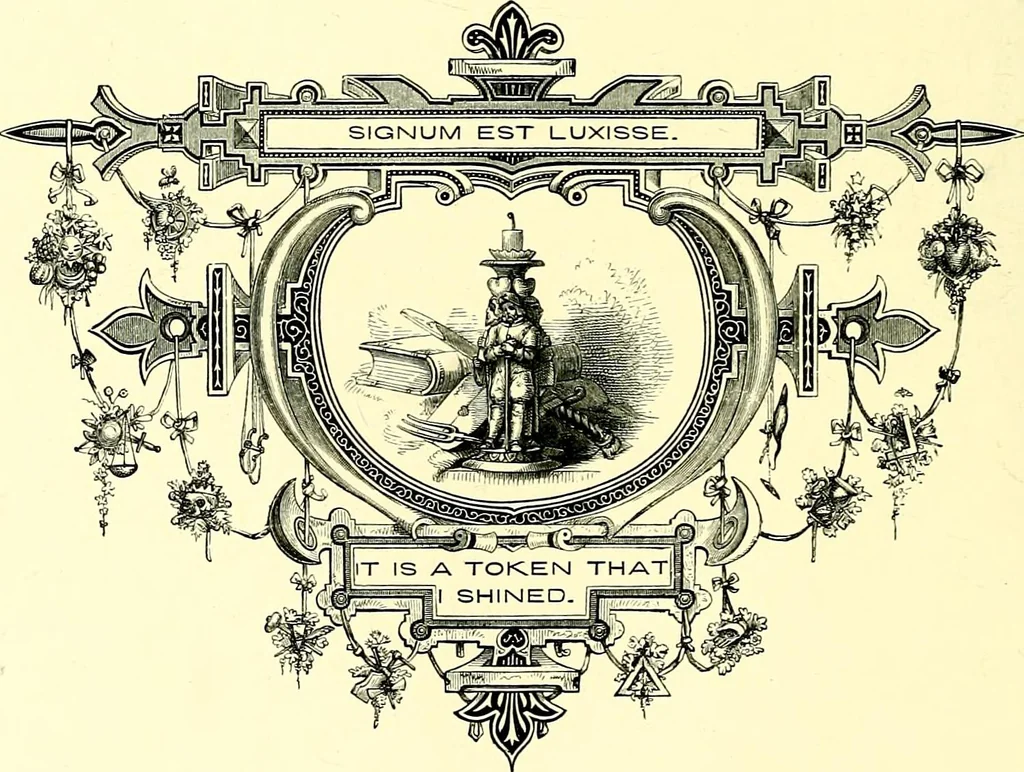 An illustration from Moral emblems, with aphorisms, adages, and proverbs, of all ages and nations, 1860, leaf 206