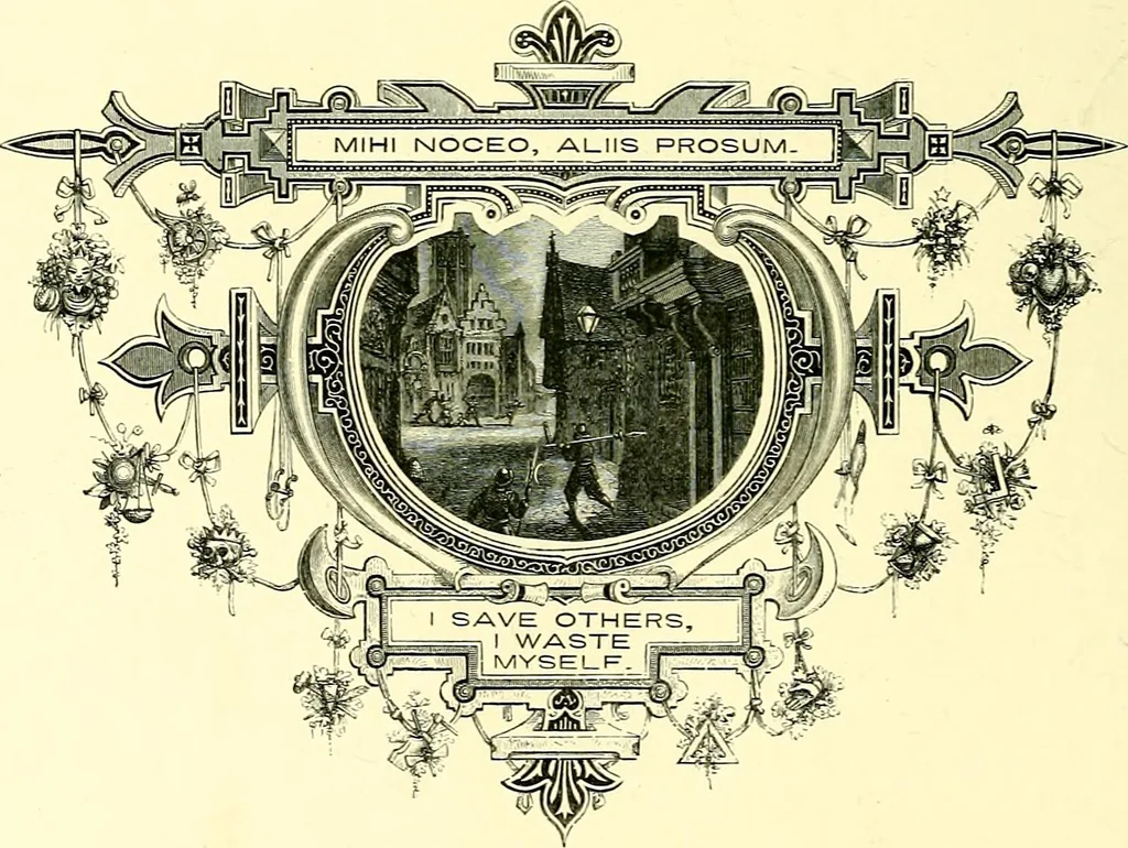 An illustration from Moral emblems, with aphorisms, adages, and proverbs, of all ages and nations, 1860, leaf 210