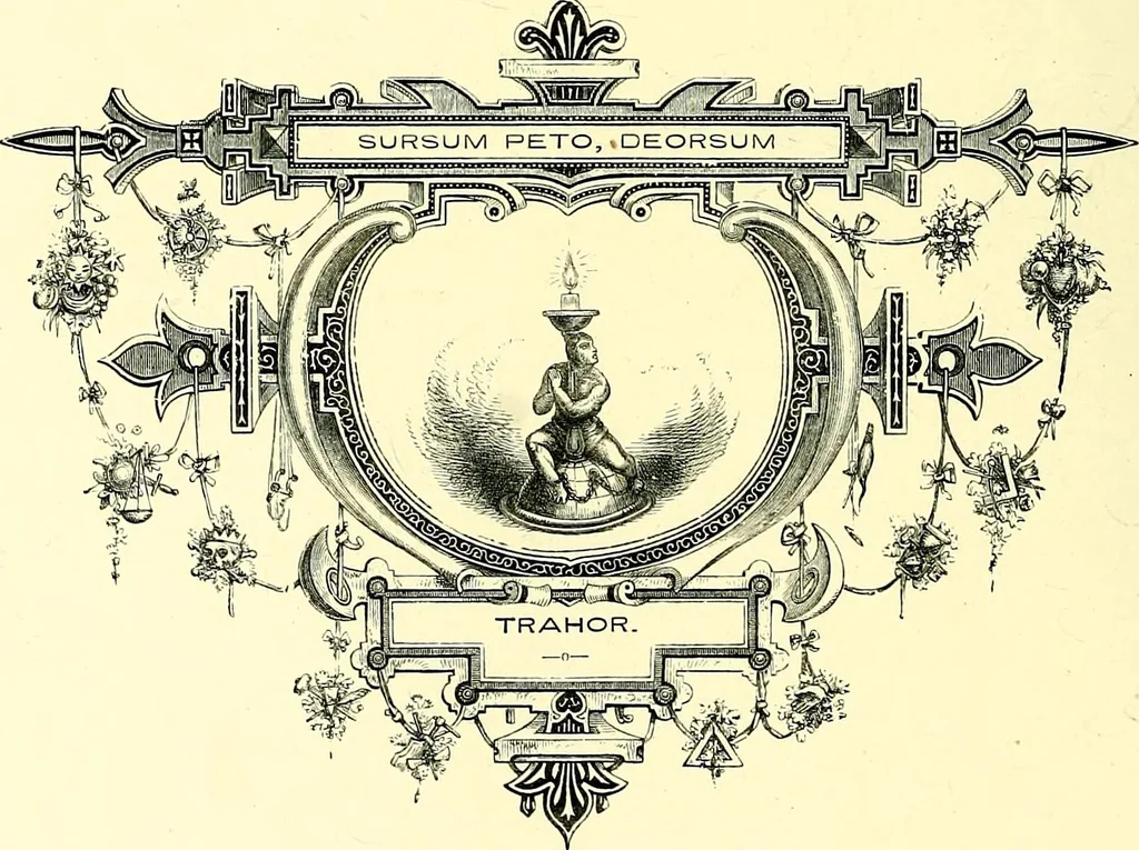 An illustration from Moral emblems, with aphorisms, adages, and proverbs, of all ages and nations, 1860, leaf 222