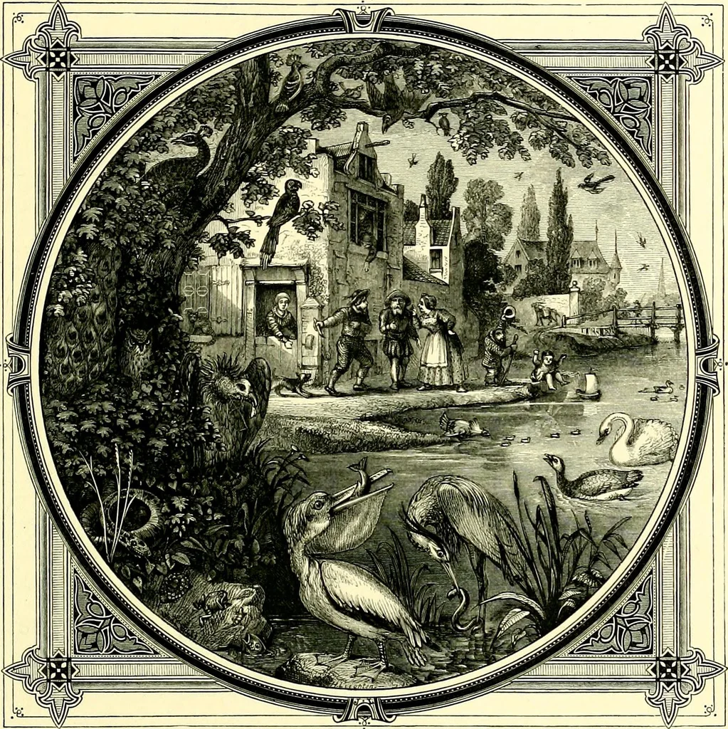 An illustration from Moral emblems, with aphorisms, adages, and proverbs, of all ages and nations, 1860, leaf 231