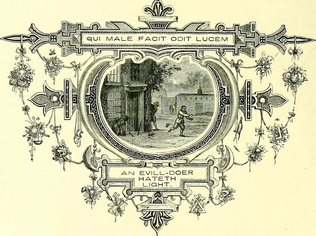 An illustration from Moral emblems, with aphorisms, adages, and proverbs, of all ages and nations, 1860, leaf 250