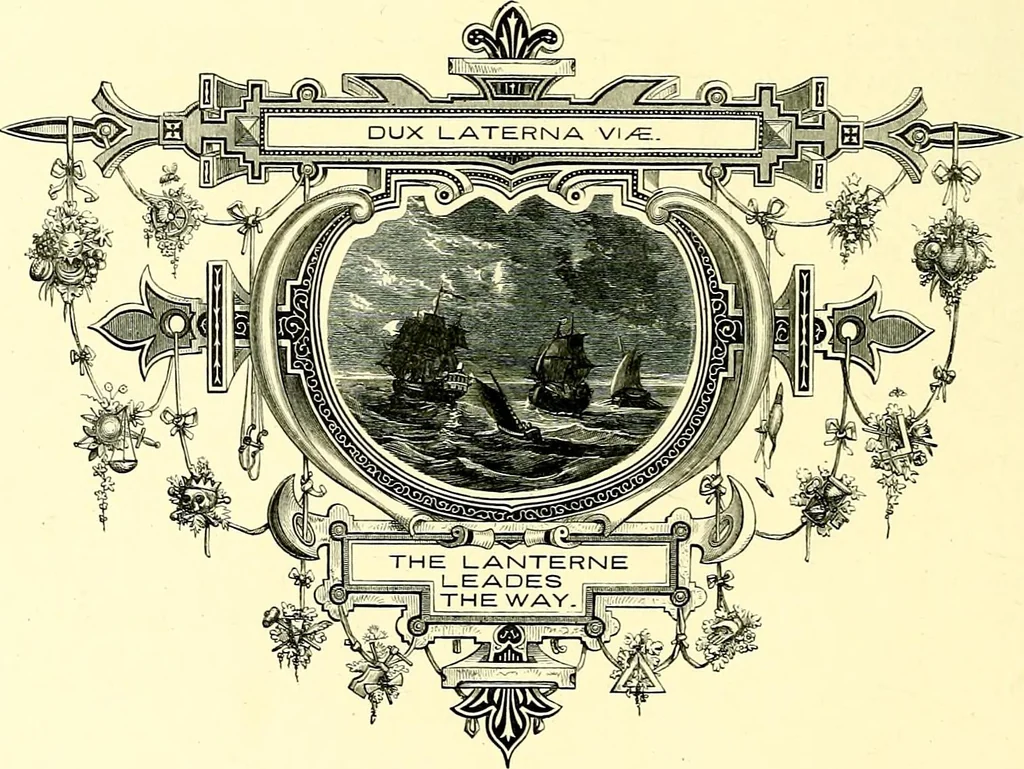 An illustration from Moral emblems, with aphorisms, adages, and proverbs, of all ages and nations, 1860, leaf 74