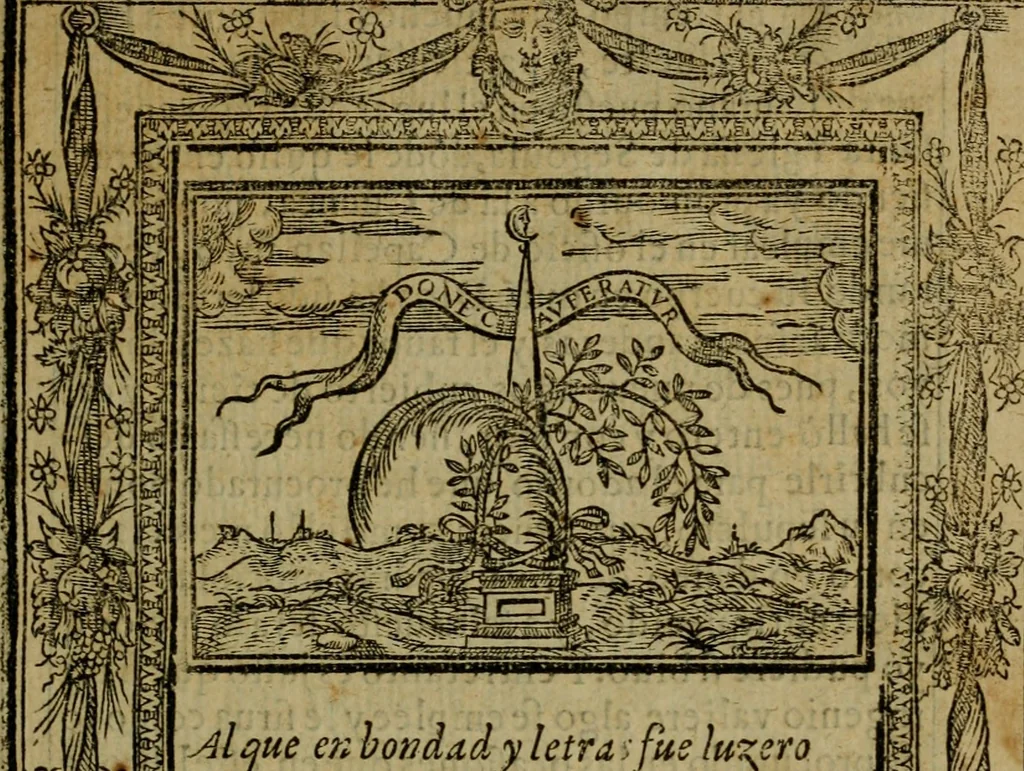 An illustration from Emblemas morales de don Ivan de Horozco y Couarruuias.., 1589, leaf 12