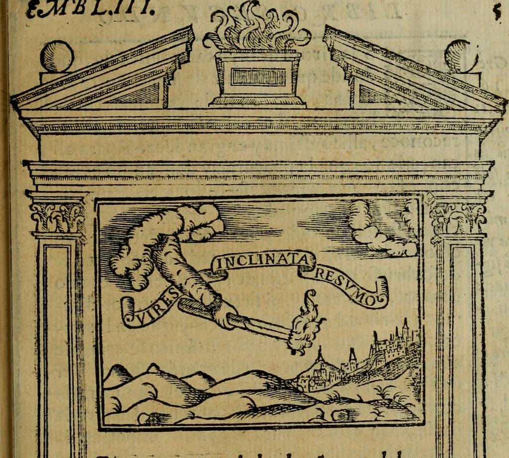 An illustration from Emblemas morales de don Ivan de Horozco y Couarruuias.., 1589, leaf 232