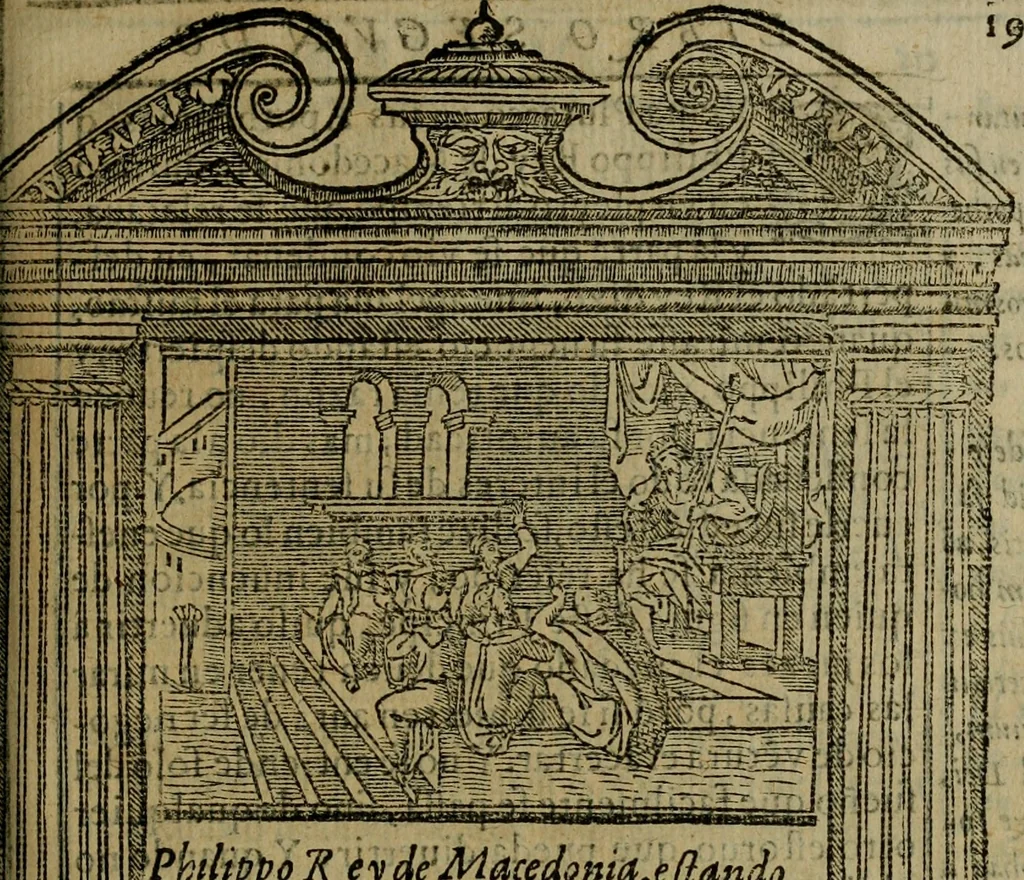 An illustration from Emblemas morales de don Ivan de Horozco y Couarruuias.., 1589, leaf 264