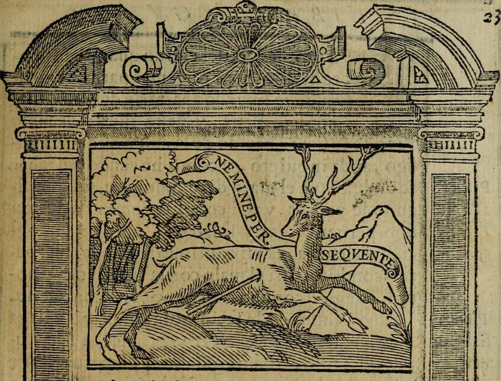 An illustration from Emblemas morales de don Ivan de Horozco y Couarruuias.., 1589, leaf 272