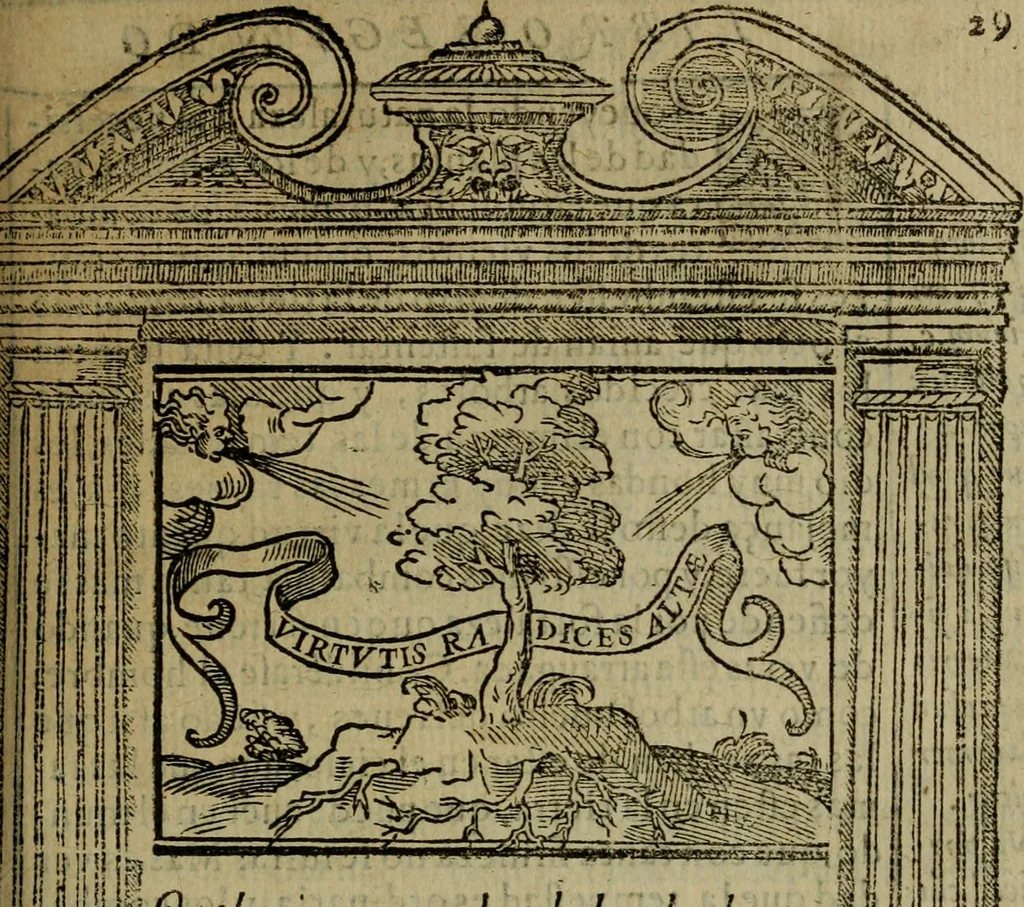 An illustration from Emblemas morales de don Ivan de Horozco y Couarruuias.., 1589, leaf 284