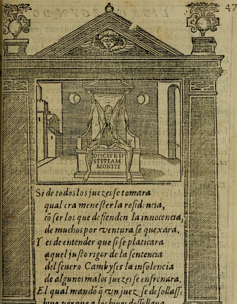 An illustration from Emblemas morales de don Ivan de Horozco y Couarruuias.., 1589, leaf 316