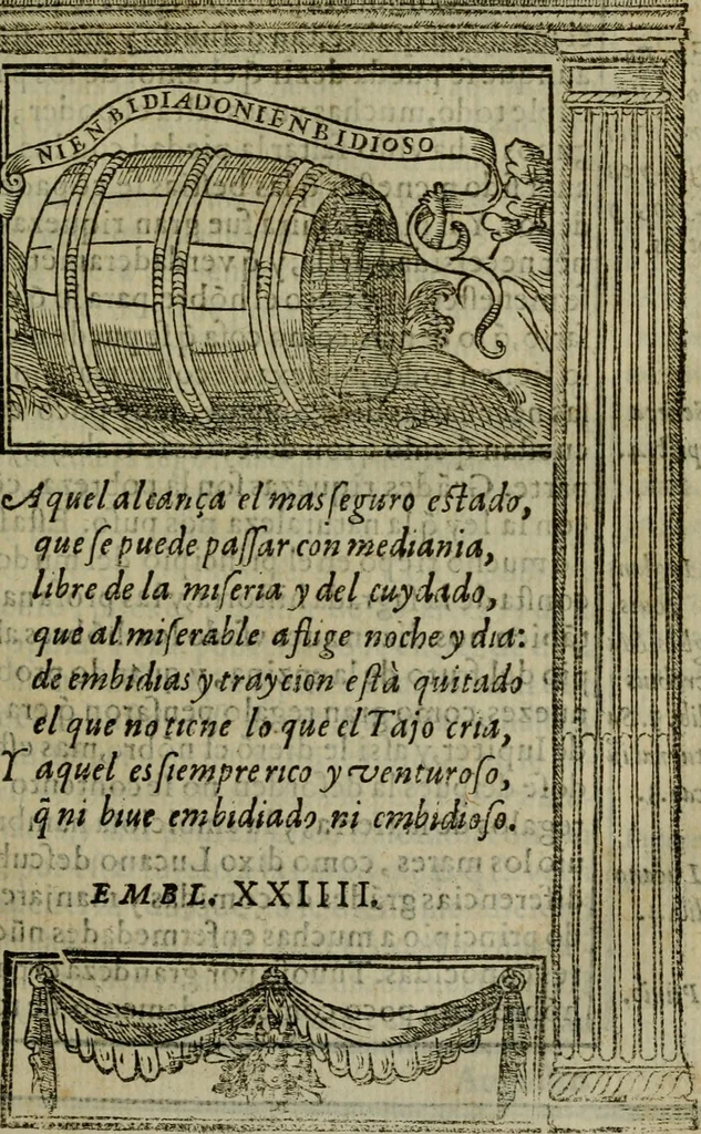 An illustration from Emblemas morales de don Ivan de Horozco y Couarruuias.., 1589, leaf 320