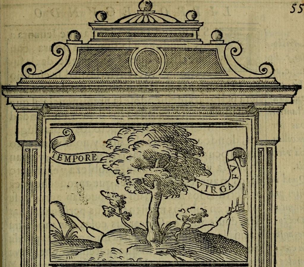 An illustration from Emblemas morales de don Ivan de Horozco y Couarruuias.., 1589, leaf 336
