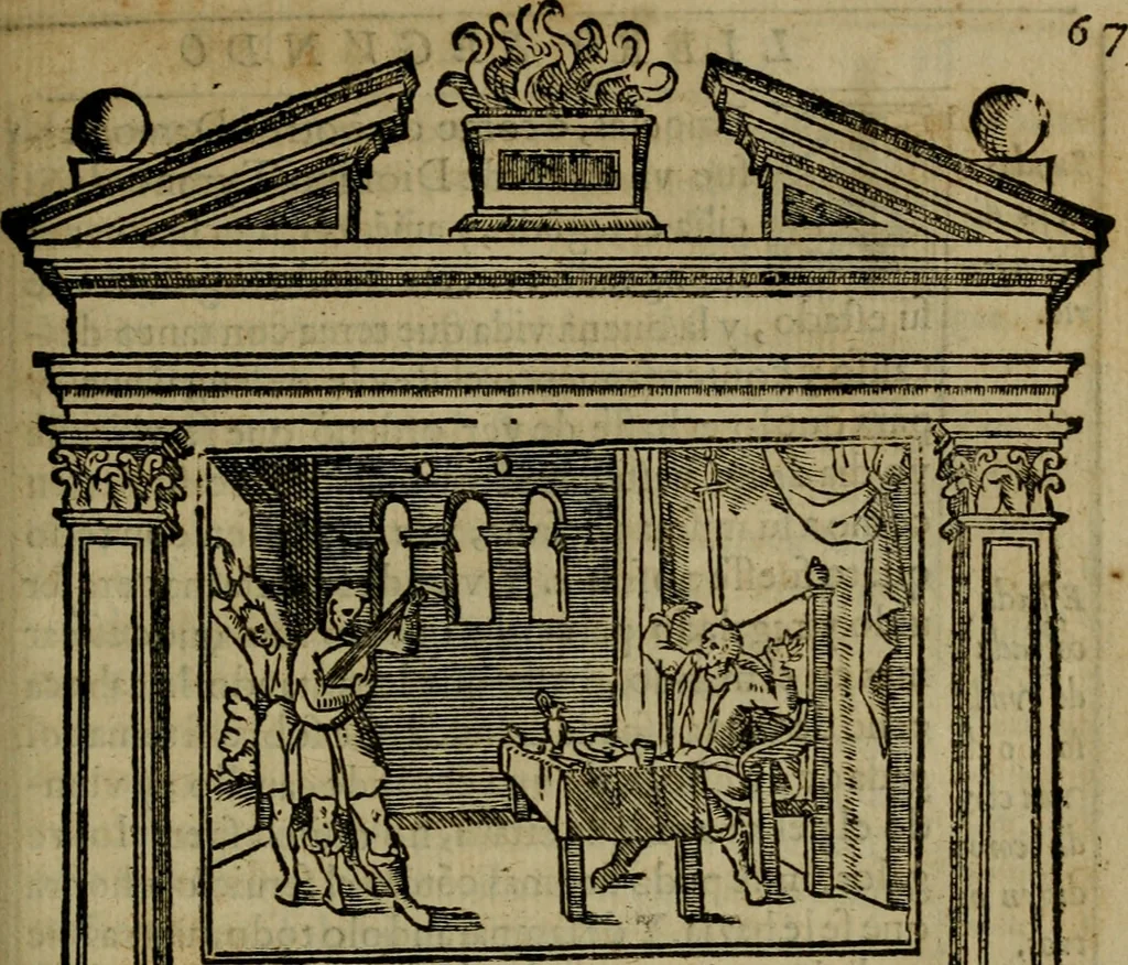 An illustration from Emblemas morales de don Ivan de Horozco y Couarruuias.., 1589, leaf 360