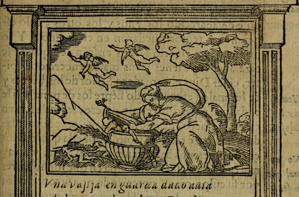 An illustration from Emblemas morales de don Ivan de Horozco y Couarruuias.., 1589, leaf 376