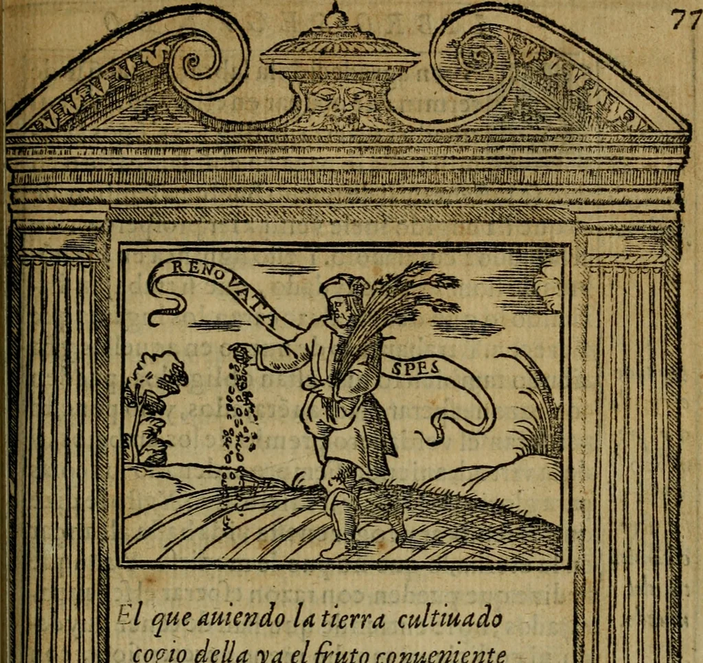 An illustration from Emblemas morales de don Ivan de Horozco y Couarruuias.., 1589, leaf 380