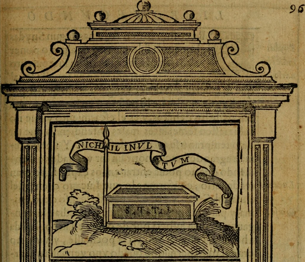 An illustration from Emblemas morales de don Ivan de Horozco y Couarruuias.., 1589, leaf 416