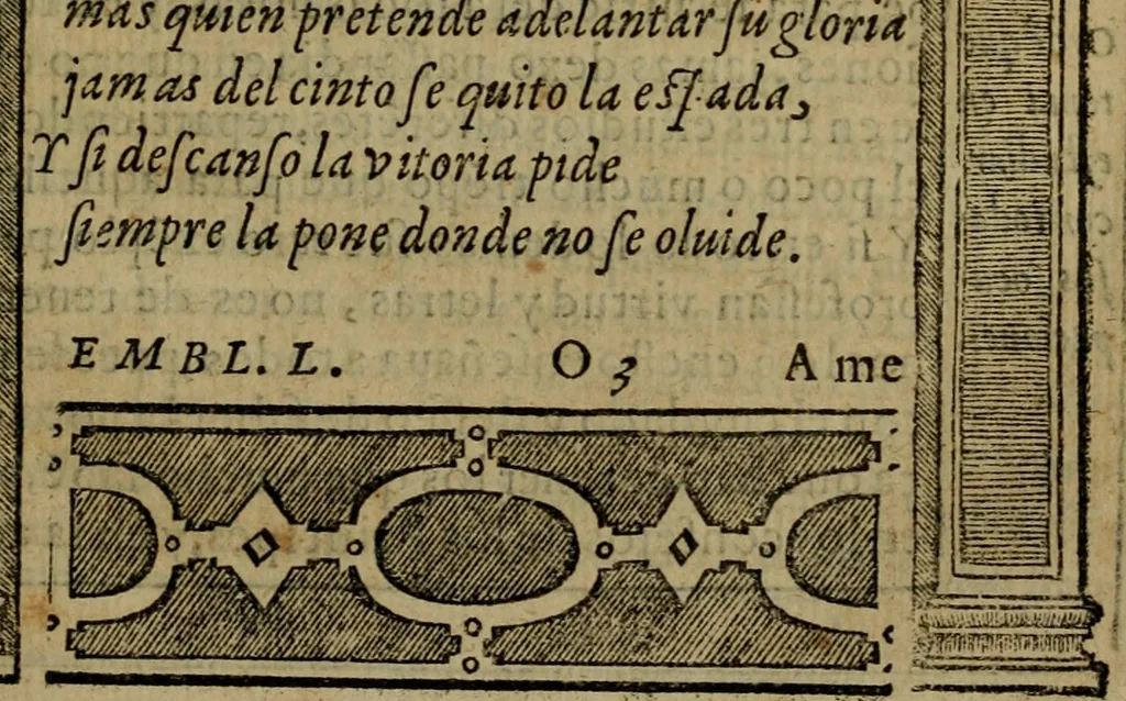 An illustration from Emblemas morales de don Ivan de Horozco y Couarruuias.., 1589, leaf 424