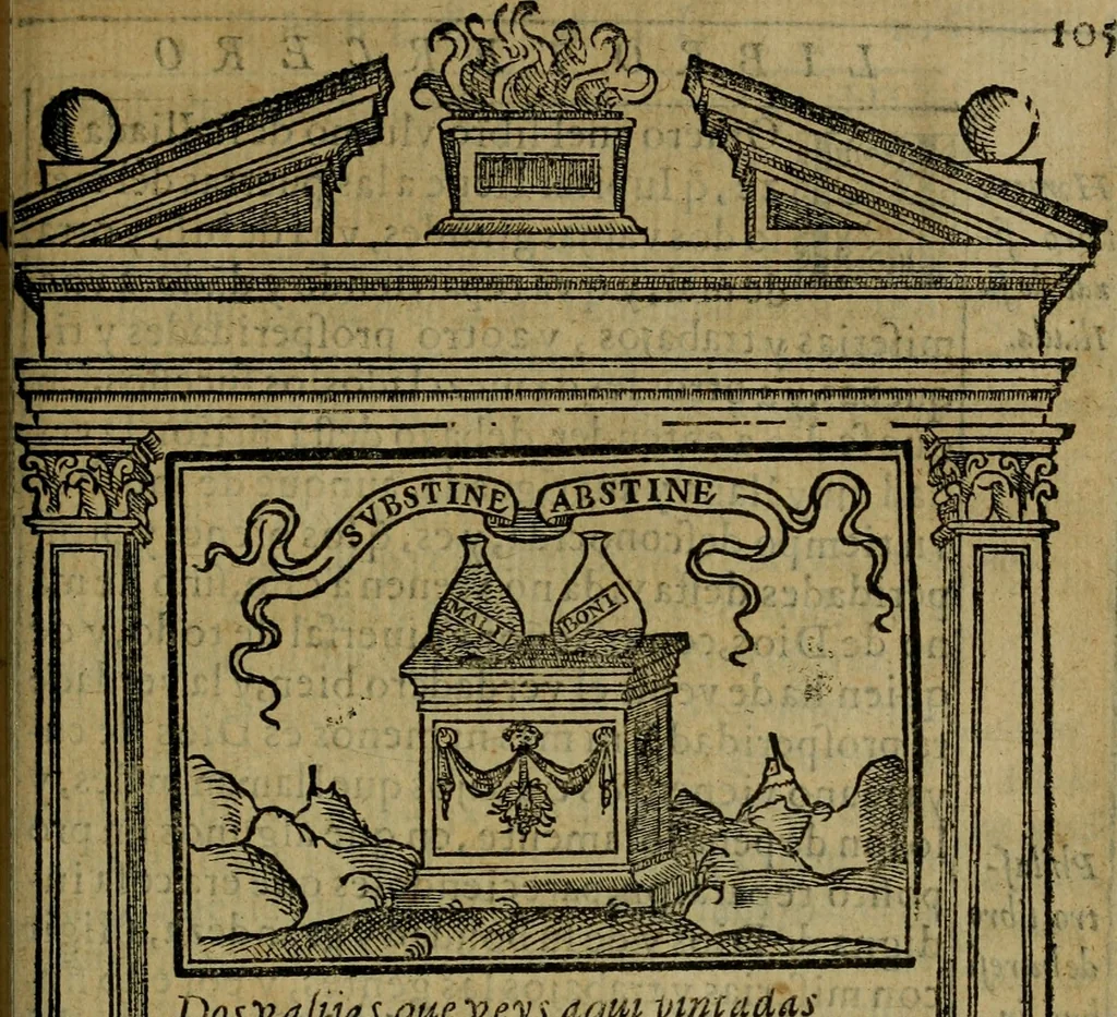 An illustration from Emblemas morales de don Ivan de Horozco y Couarruuias.., 1589, leaf 436