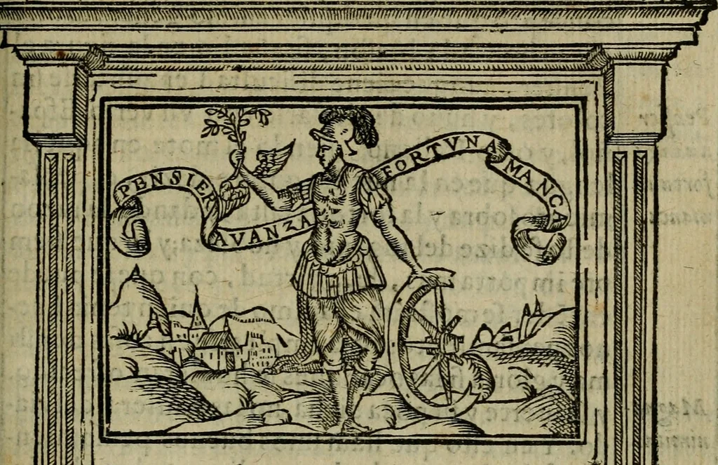 An illustration from Emblemas morales de don Ivan de Horozco y Couarruuias.., 1589, leaf 444