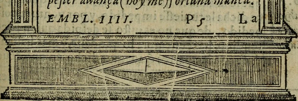An illustration from Emblemas morales de don Ivan de Horozco y Couarruuias.., 1589, leaf 444