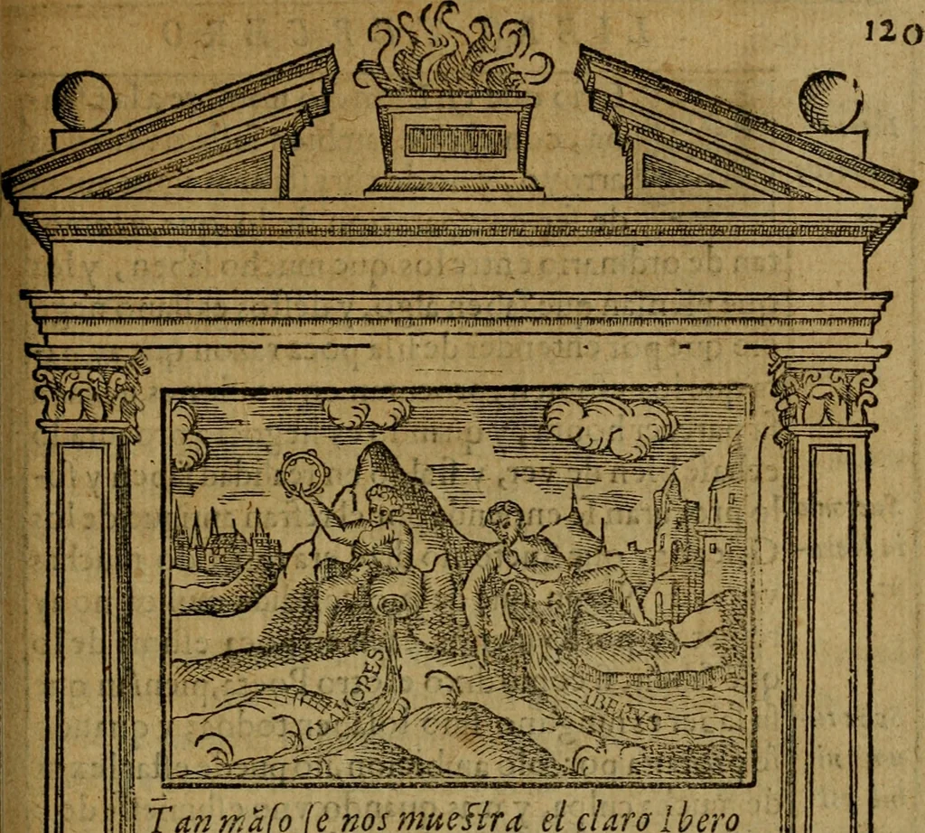 An illustration from Emblemas morales de don Ivan de Horozco y Couarruuias.., 1589, leaf 464