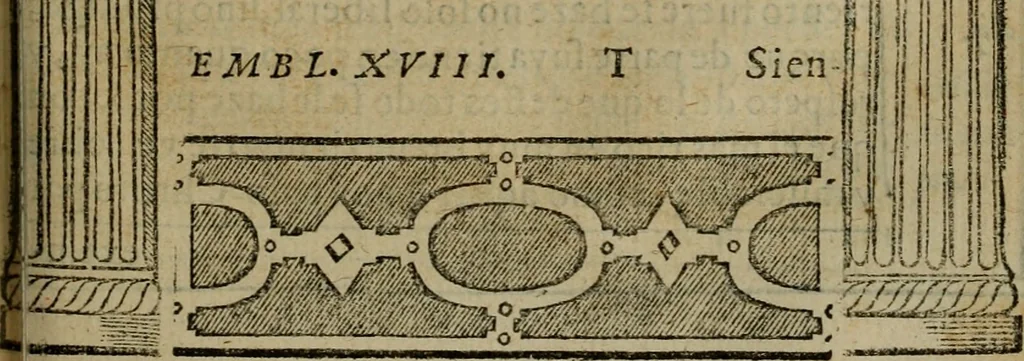 An illustration from Emblemas morales de don Ivan de Horozco y Couarruuias.., 1589, leaf 500
