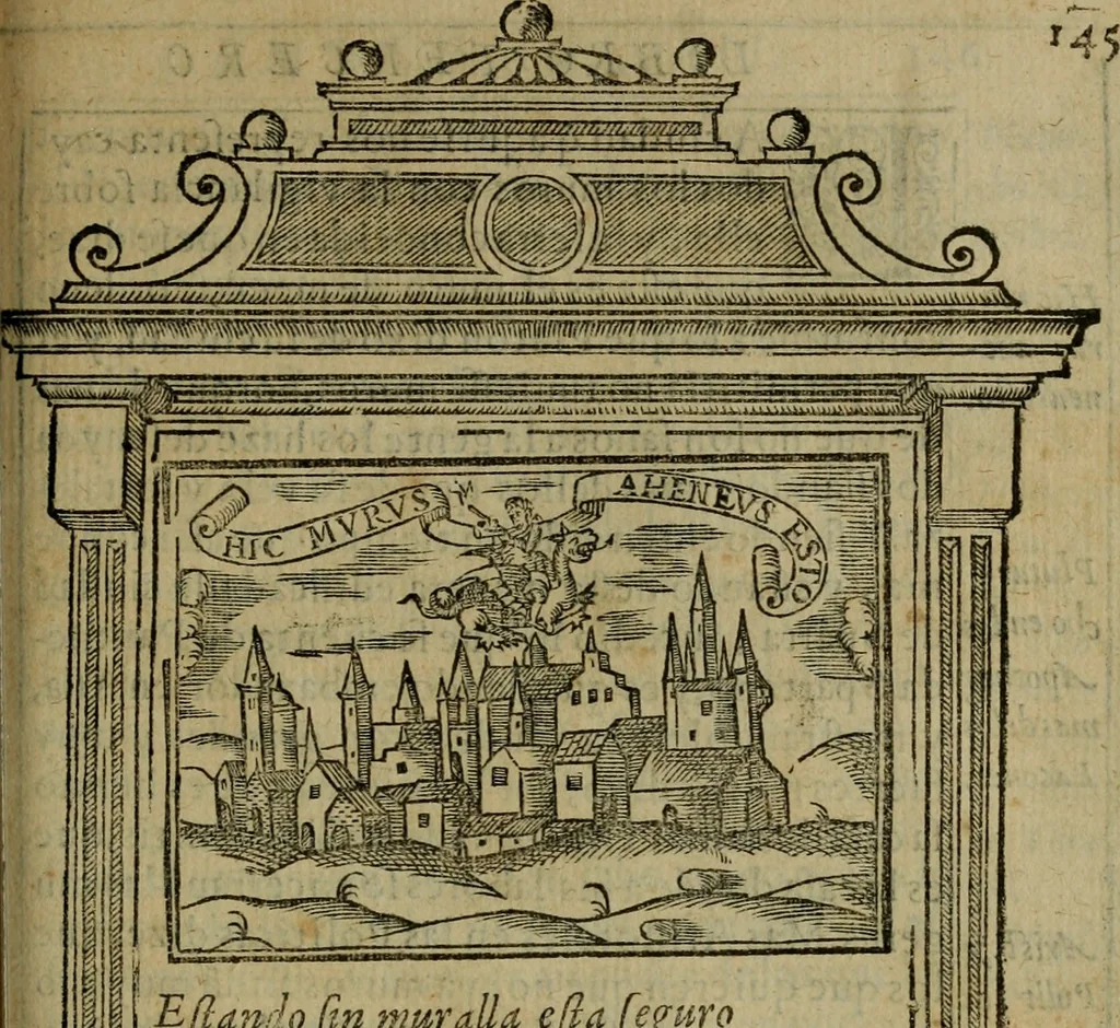 An illustration from Emblemas morales de don Ivan de Horozco y Couarruuias.., 1589, leaf 516