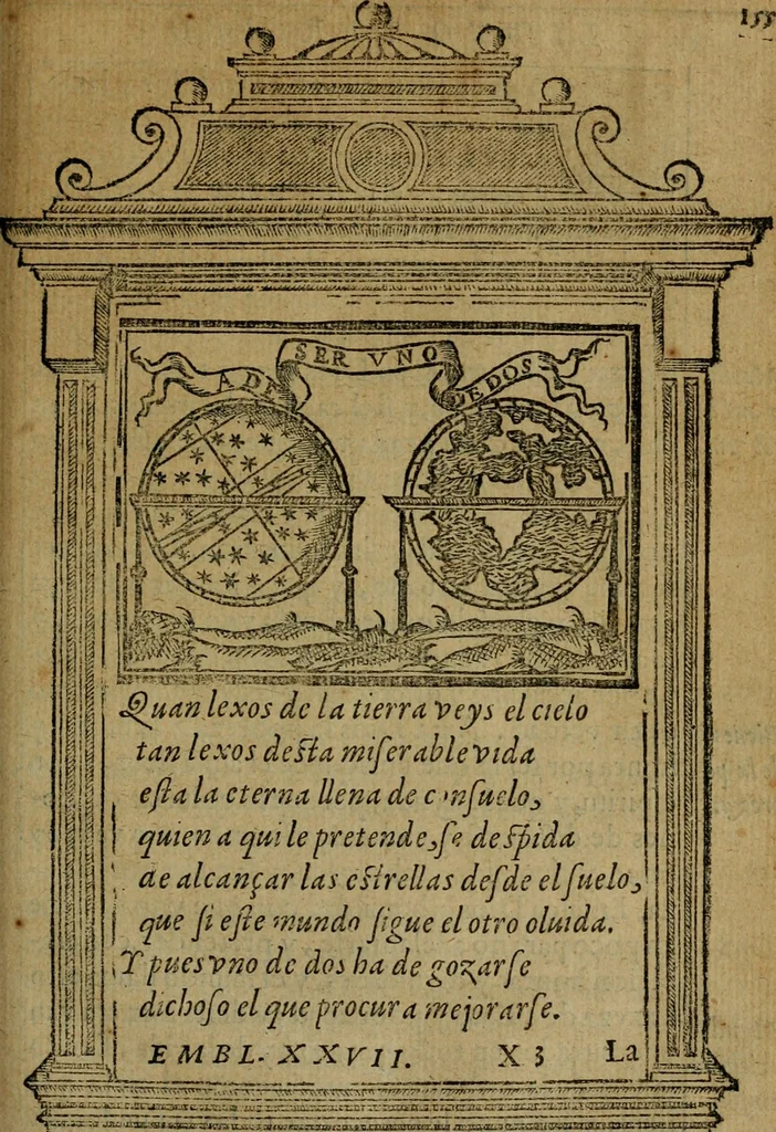 An illustration from Emblemas morales de don Ivan de Horozco y Couarruuias.., 1589, leaf 536