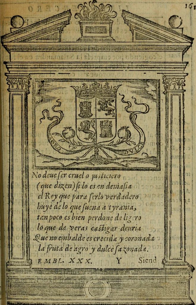 An illustration from Emblemas morales de don Ivan de Horozco y Couarruuias.., 1589, leaf 548
