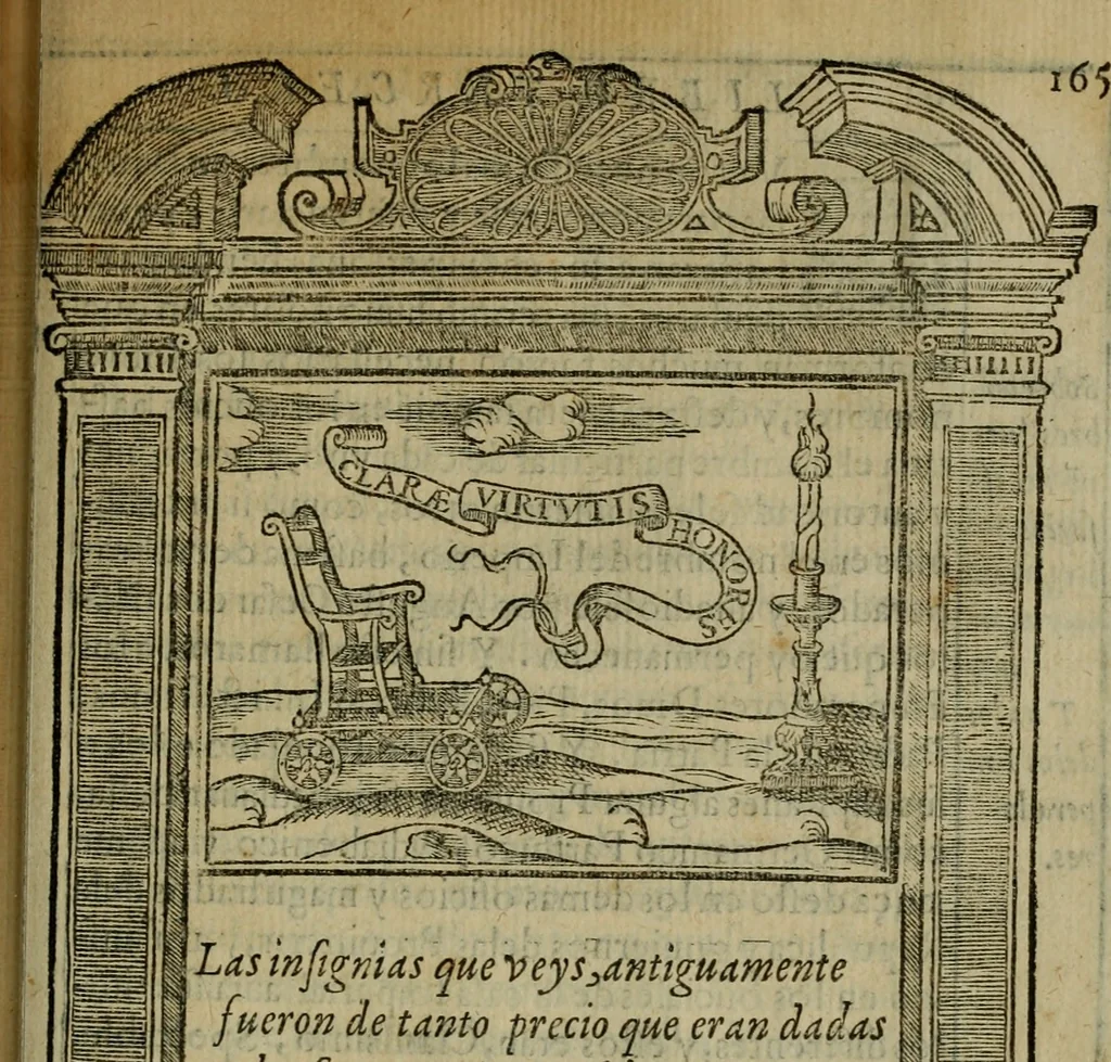An illustration from Emblemas morales de don Ivan de Horozco y Couarruuias.., 1589, leaf 556