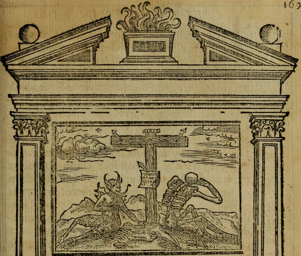 An illustration from Emblemas morales de don Ivan de Horozco y Couarruuias.., 1589, leaf 564