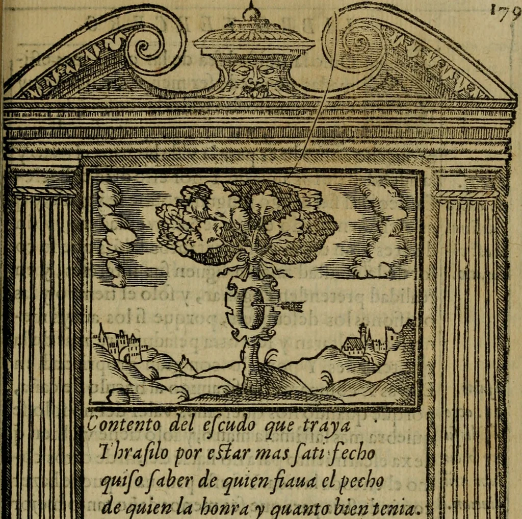 An illustration from Emblemas morales de don Ivan de Horozco y Couarruuias.., 1589, leaf 584
