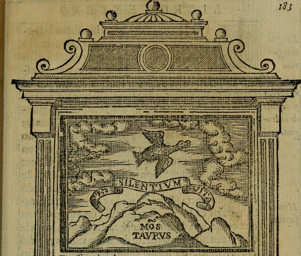 An illustration from Emblemas morales de don Ivan de Horozco y Couarruuias.., 1589, leaf 592