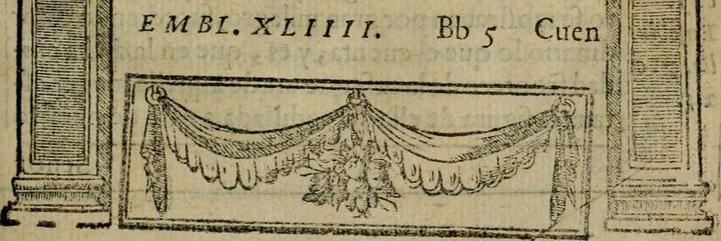 An illustration from Emblemas morales de don Ivan de Horozco y Couarruuias.., 1589, leaf 604