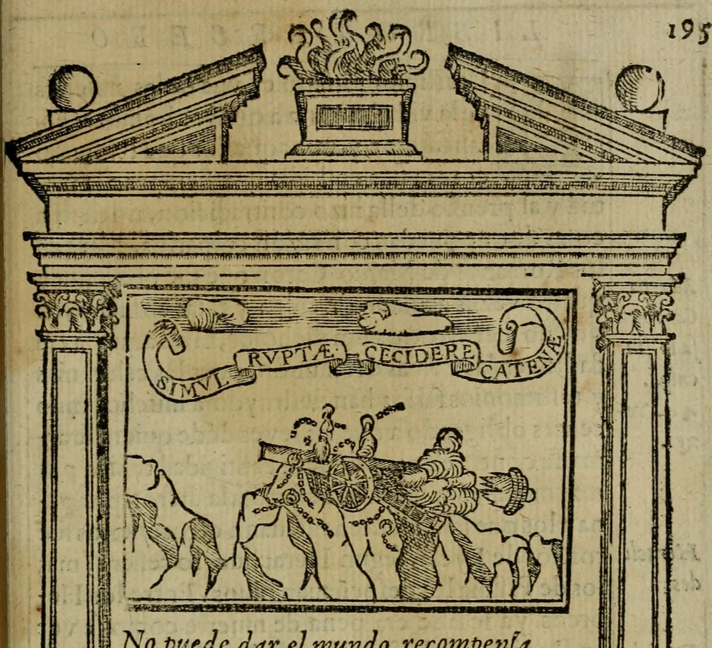 An illustration from Emblemas morales de don Ivan de Horozco y Couarruuias.., 1589, leaf 616